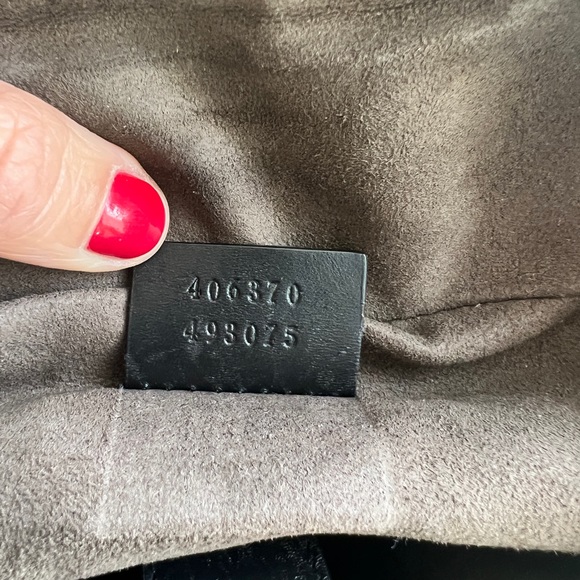 Gucci Signature Backpack GG Monogram Front Zipper Pocket/Embossed - Picture 6 of 6